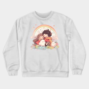 girl and boy Crewneck Sweatshirt